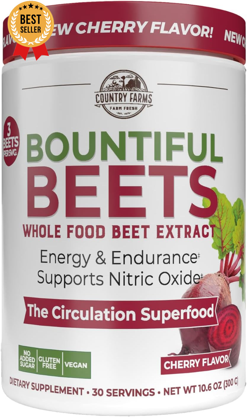 Beet Root Powder Supplement 30 Servings Nitric Oxide Booster Energy Circulation