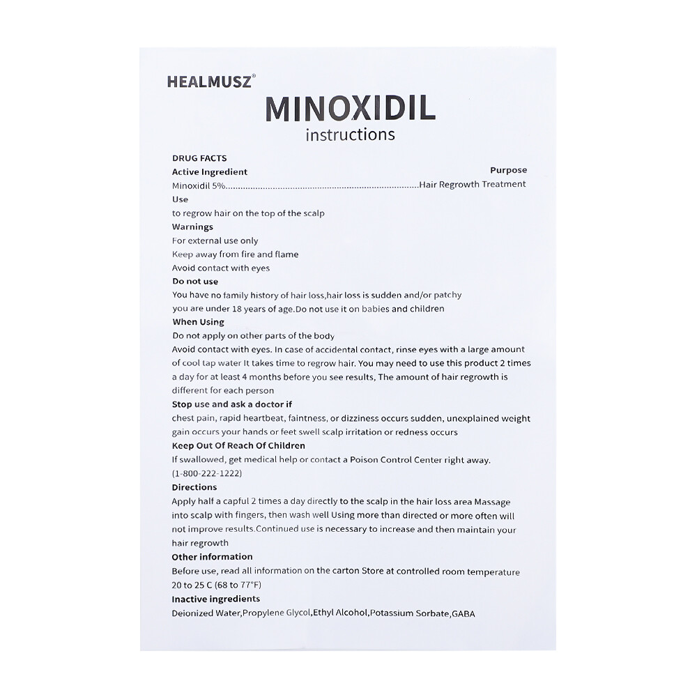 6PCS MINOXIDIL 5% EXTRA STRENGTH HAIR REGROWTH TREATMENT FOR MEN 6 MONTHS SUPPLY