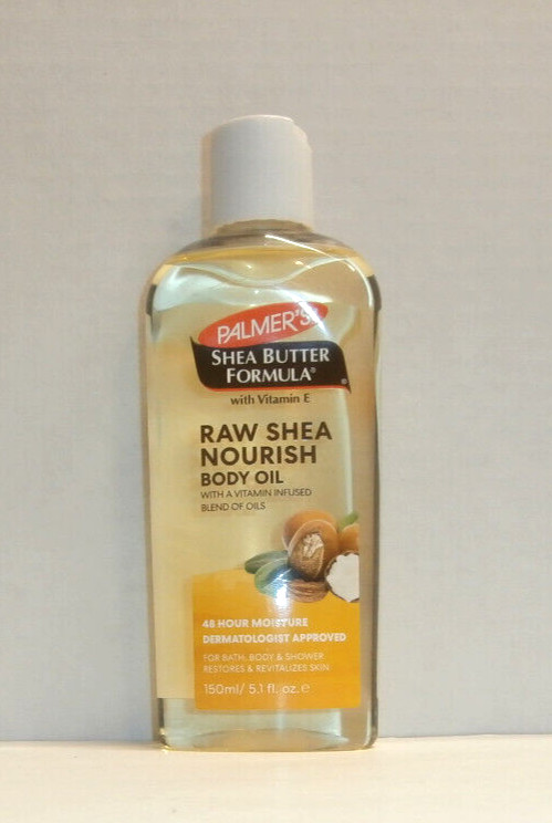 PALMER’S RAW SHEA NOURISH BODY OIL 5.1 oz DERMATOLOGIST APPROVED
