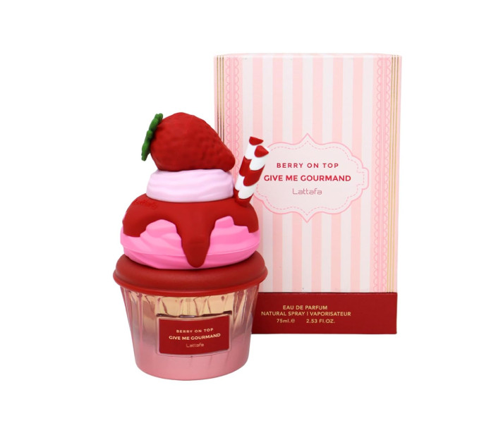 Lattafa Berry On Top Eau de Parfum, Give Me Gourmand Collection,75ml/2.53 Oz