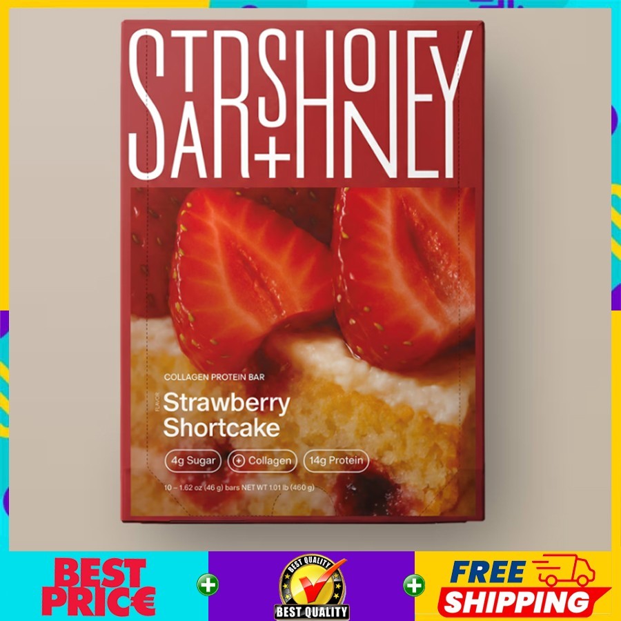 NEW! Stars + Honey Protein Bar Strawberry Shortcake Flavor with 15g Protein