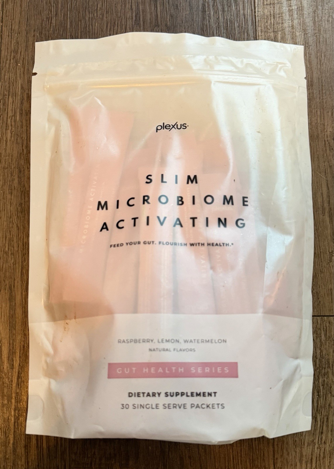 Plexus Slim Microbiome Activating Raspberry Lemon Watermelon 30 Packet-12/2027