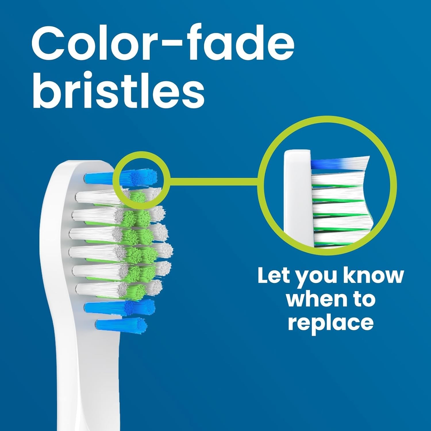 10 Pack Replacement Brush Heads Compatible with Bitvae D2 Electric Toothbrush