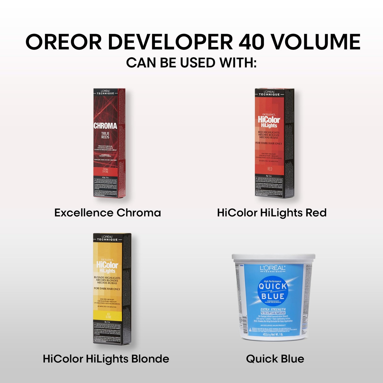Loreal 20-Volume Creme Developer, AS SHOWN, 16 Fl Oz