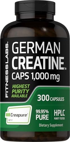 Creatine Monohydrate 1000mg Capsules 300 Pills Supplement