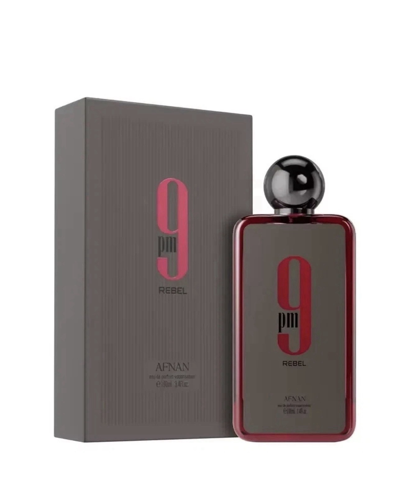 Afnan Unisex 9 PM Rebel EDP Spray 3.4 oz Fragrances 6290171075288
