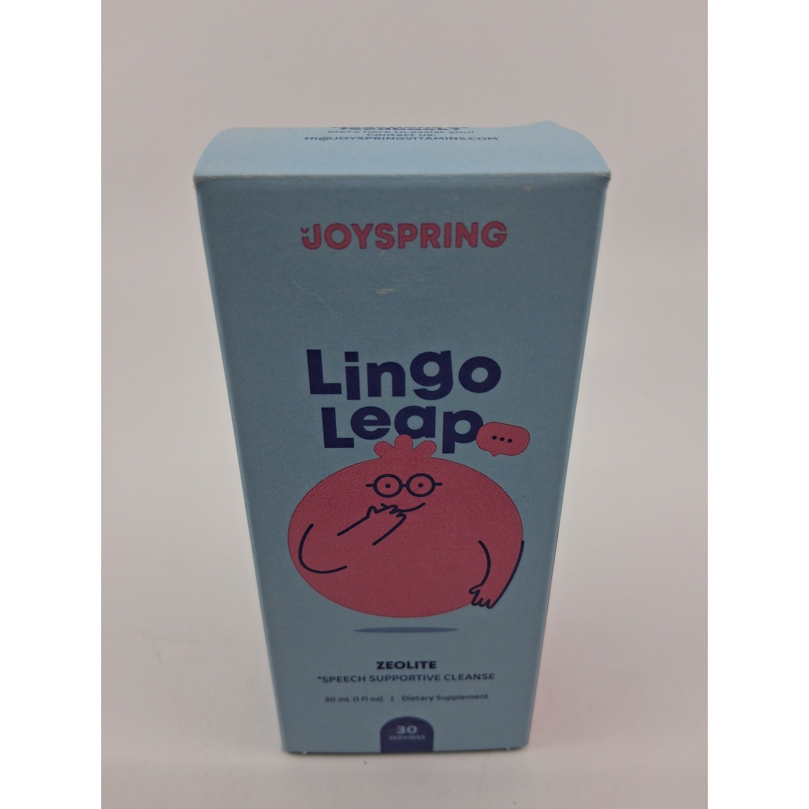 Joyspring Lingo Leap – Speech Supportive Cleanse, 30 servings SEALED EXP 10/2027