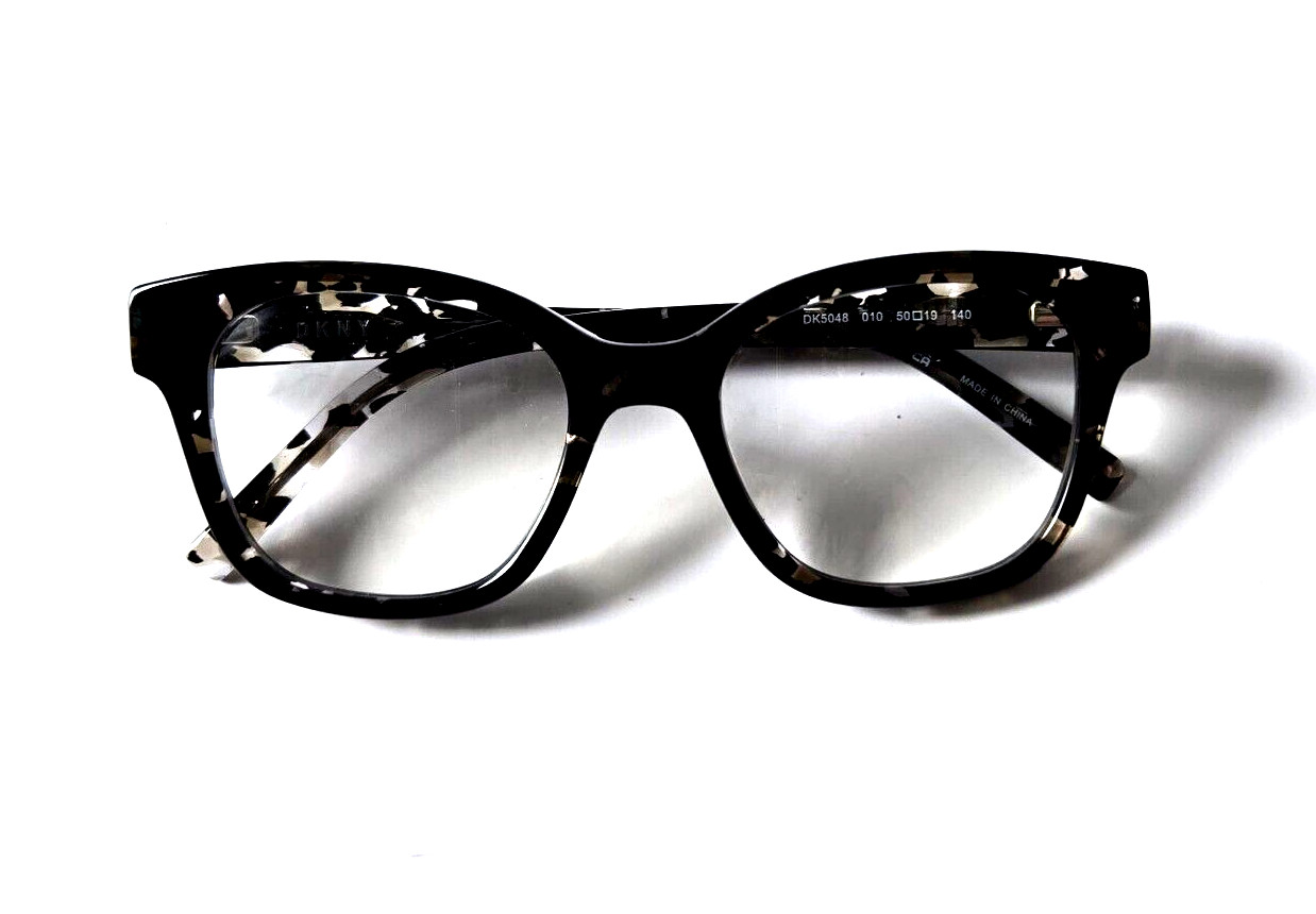 DKNY DK5048 010 BLACK TORTOISE NEW UNISEX AUTHENTIC EYEGLASSES FRAMES 50-19-140