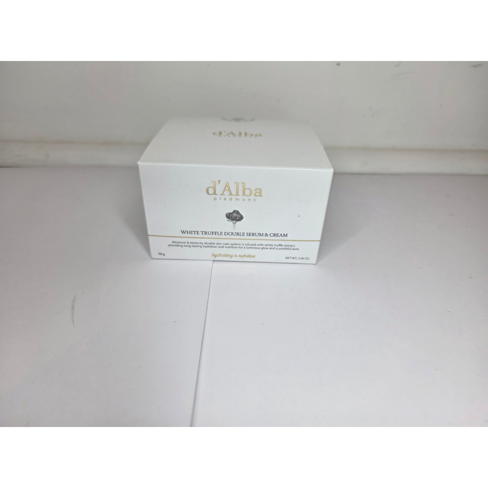 d’Alba White Truffle Double Serum & Cream 70g 2.46oz K-Beauty Moisturizer Vegan