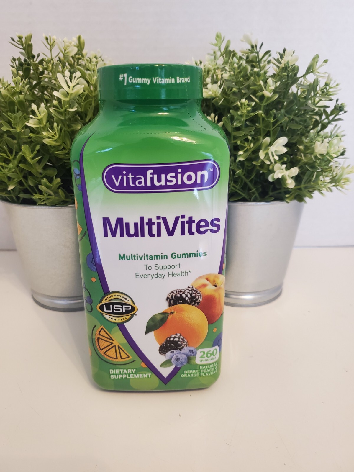 Vitafusion MultiVites 260 Multivitamin Gummies Daily Health Support🍑EXP 03/2025