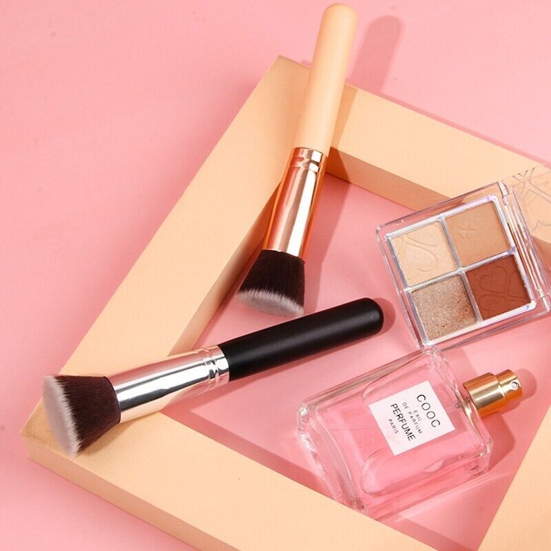 2-8pcs Pro Foundation Makeup Brush Flat Top Kabuki for Blending Liquid Cream US