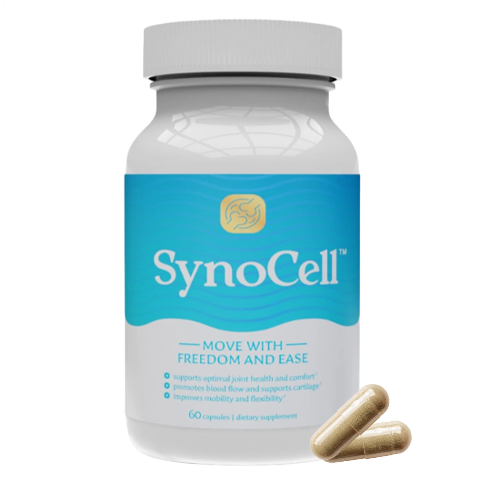 Synocell Glucosamine Chondroitin Complex Back Neck & Joint Support Supplement