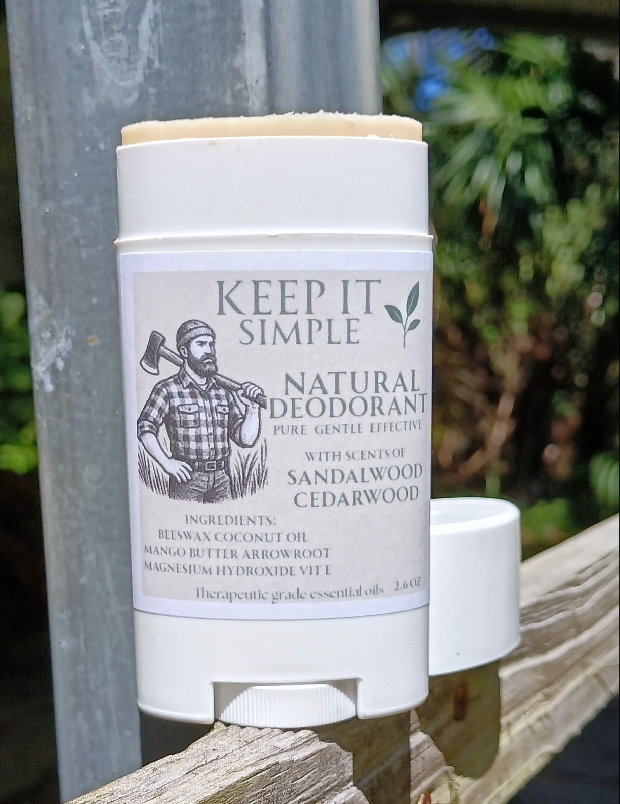 (Pick 2) – Natural Deodorant, Non toxic, Postbiotic Chemical Free,