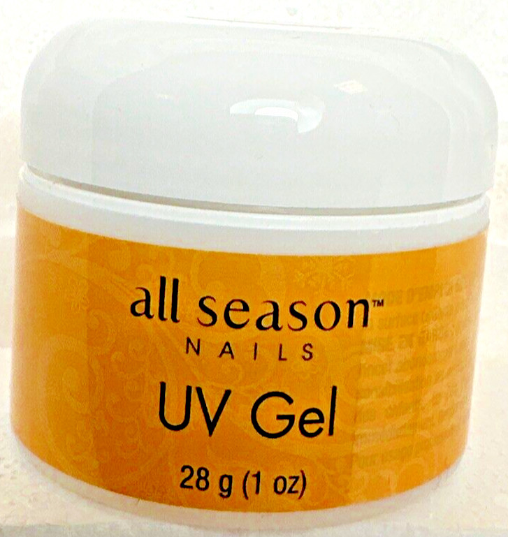All Season Nails UV Nail Gel CLEAR 1 oz /28 g artificial nails extensions