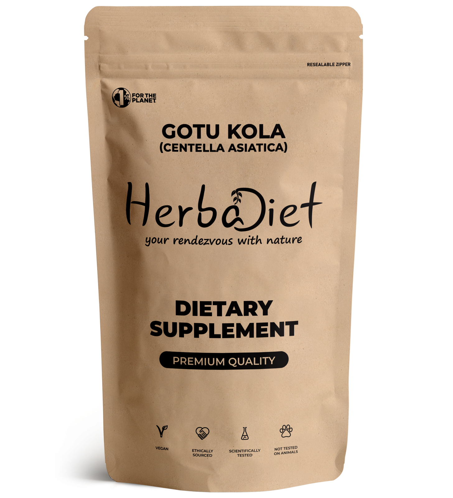 Gotu Kola Extract Powder Centella Asiatica 20% Asiaticosides Anxiety Depression