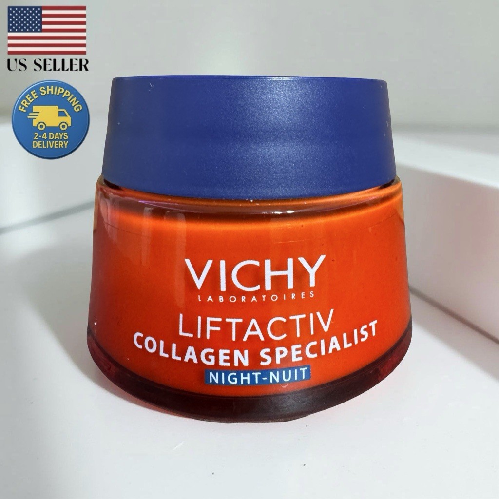 Vichy Liftactiv Collagen Specialist NIGHT Cream 50ml |Anti-Aging Exp:06/2028