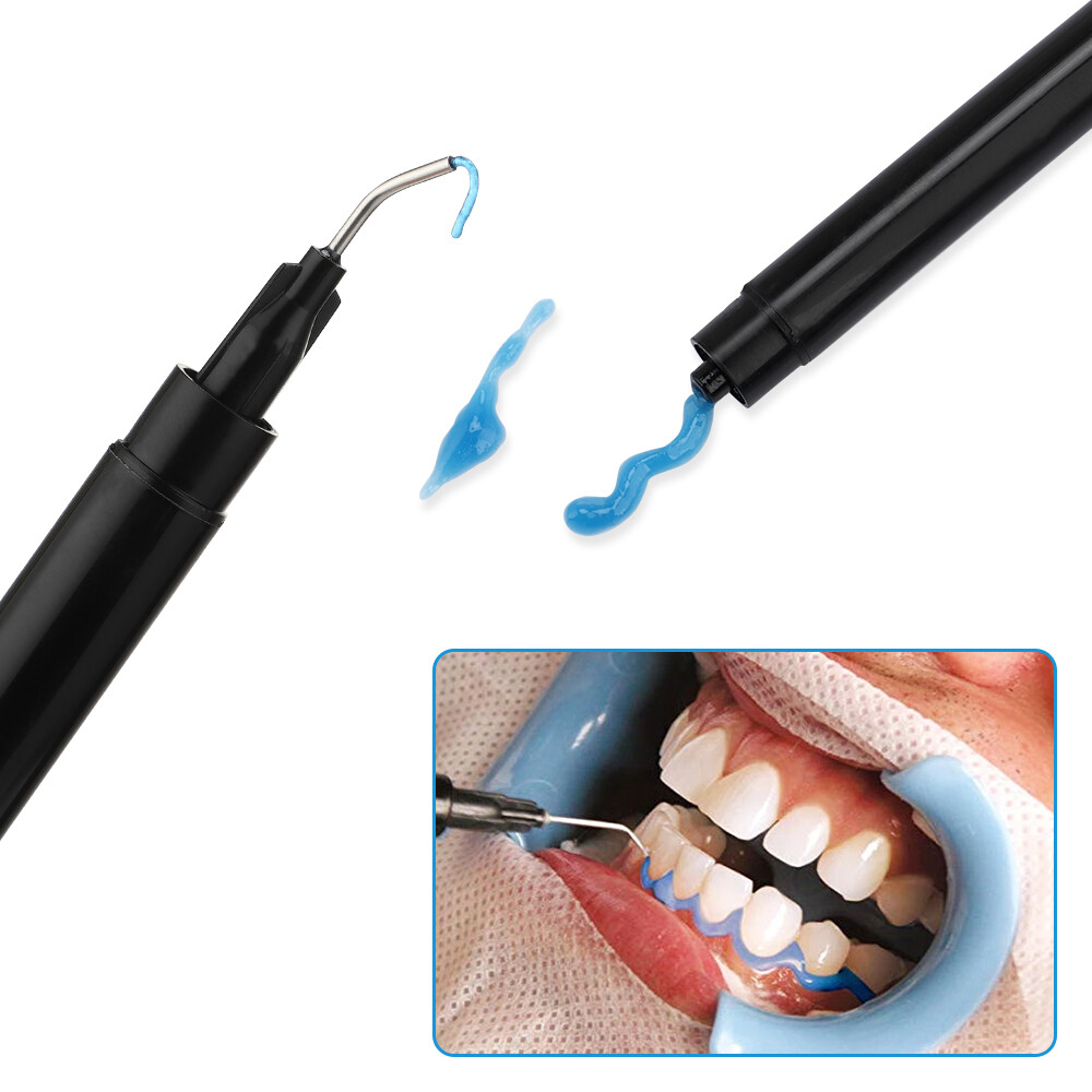 Dental Gingival Gel Dam Barrier Gum Protector Syringe Teeth Whitening Gel Kit