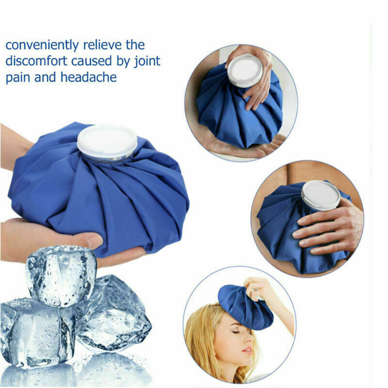 3 Pack [11″ 9″ 6″] Reusable Ice Bags for Injuries with a Adjustable Wrap Hot