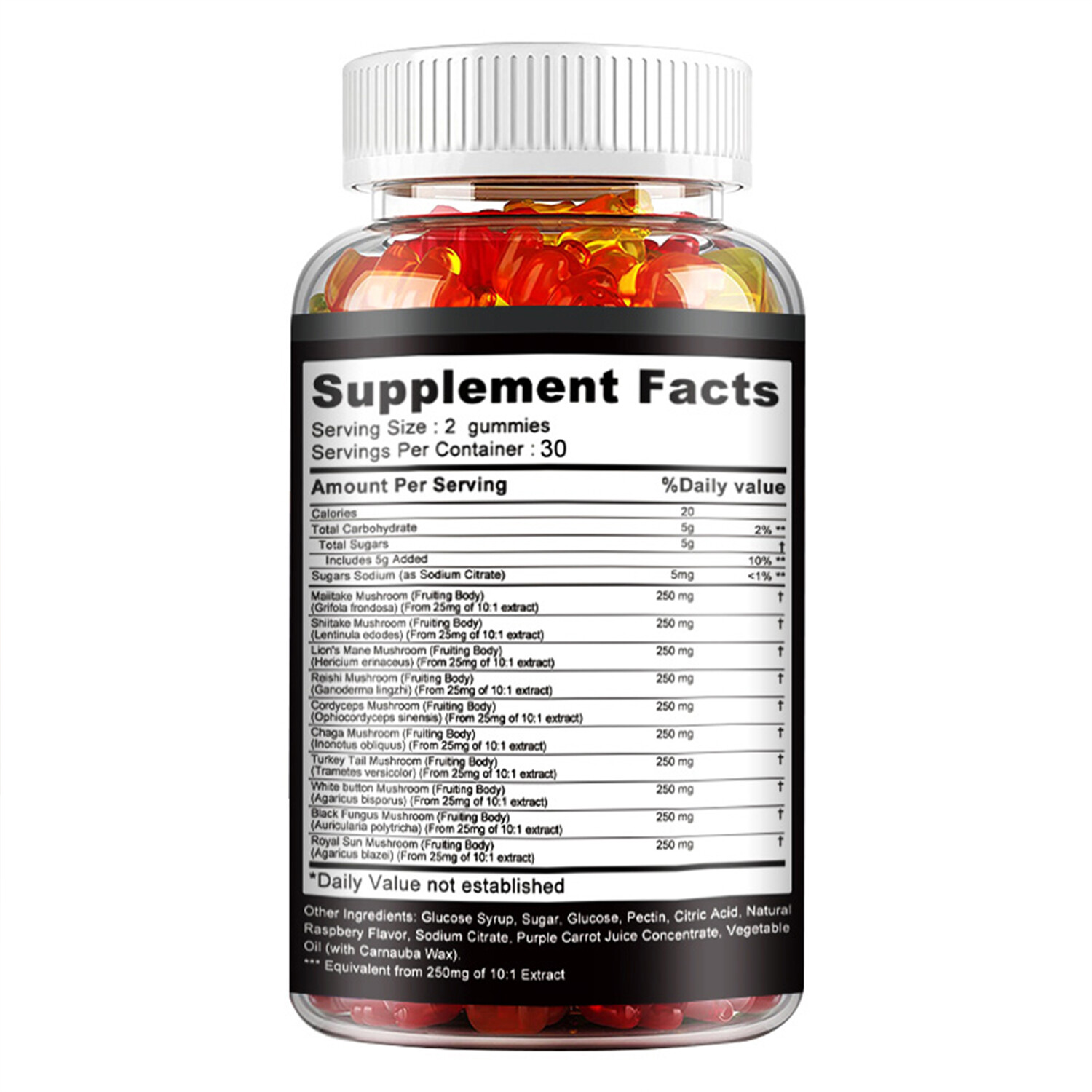 Mushroom 2500mg – Improve Memory & Attention – Lion’s Mane, Maitake, Cordyceps