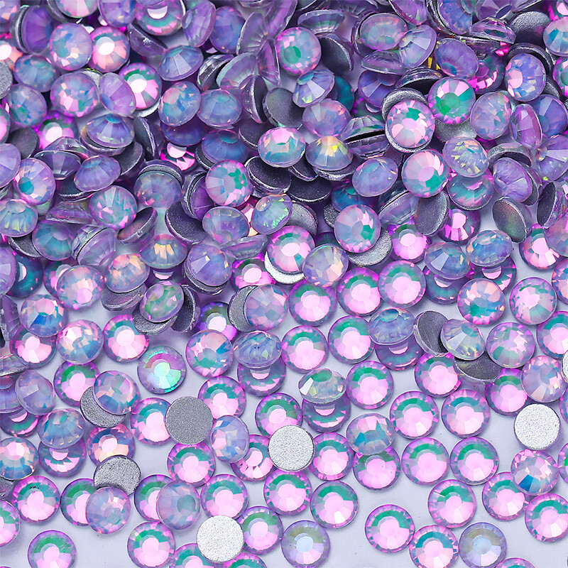 1440pcs Phantom opal Flat Back Rhinestone Glass Diamond DIY Crafts Nail Art Gems