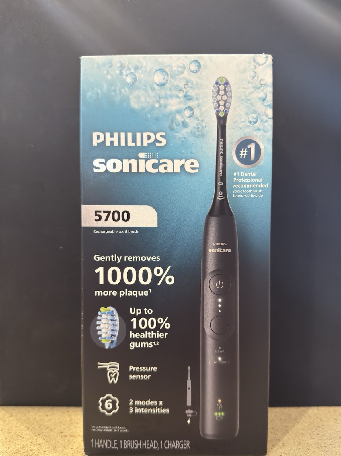 Sonicare Electric Rechargeable Toothbrush 5700 In Black