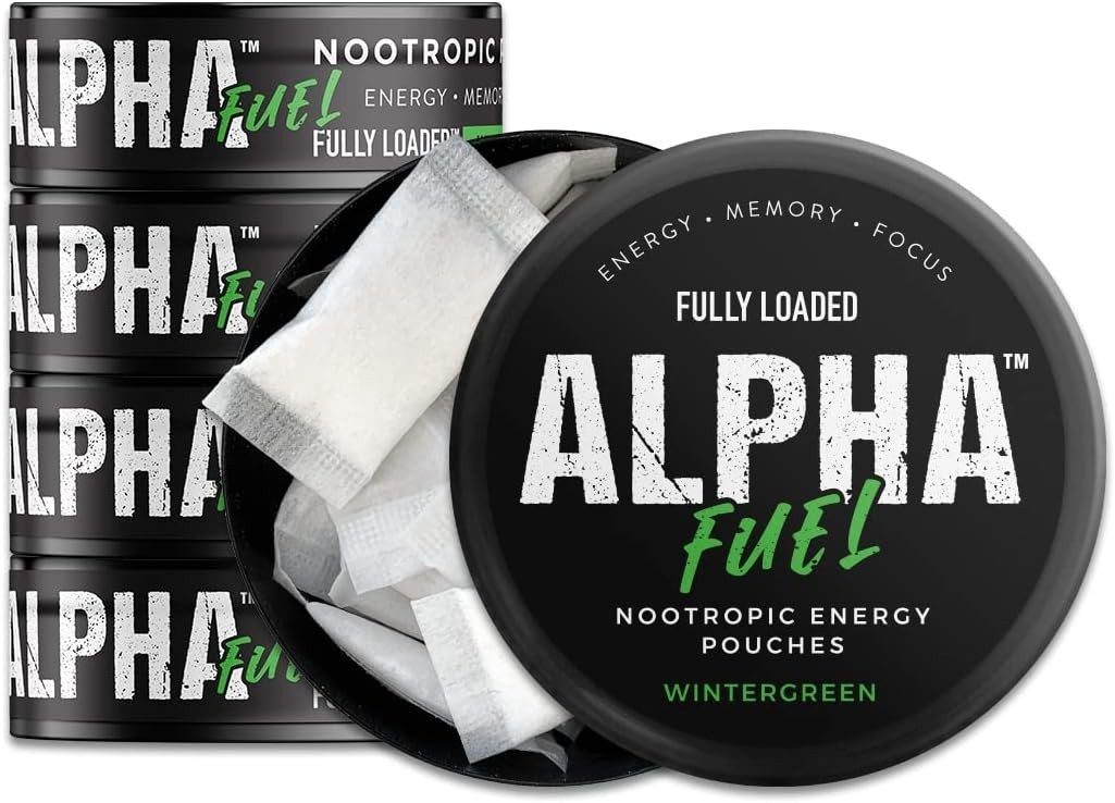 Alpha Fuel Nootropic Pouches – Caffeine & Alpha GPC Blend