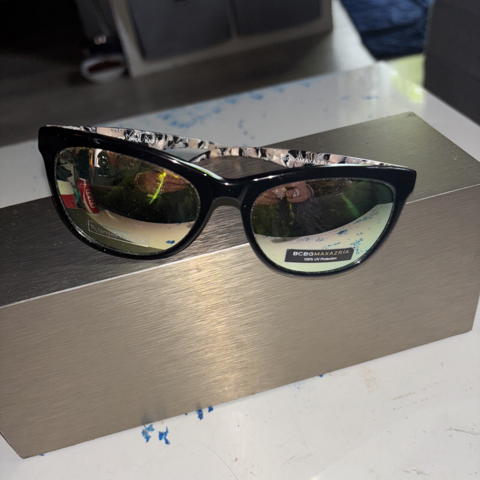 BCBG MAXAZRIA SUNGLASSES APPEAL BLACK 58/17/140 BRAND NEW!!