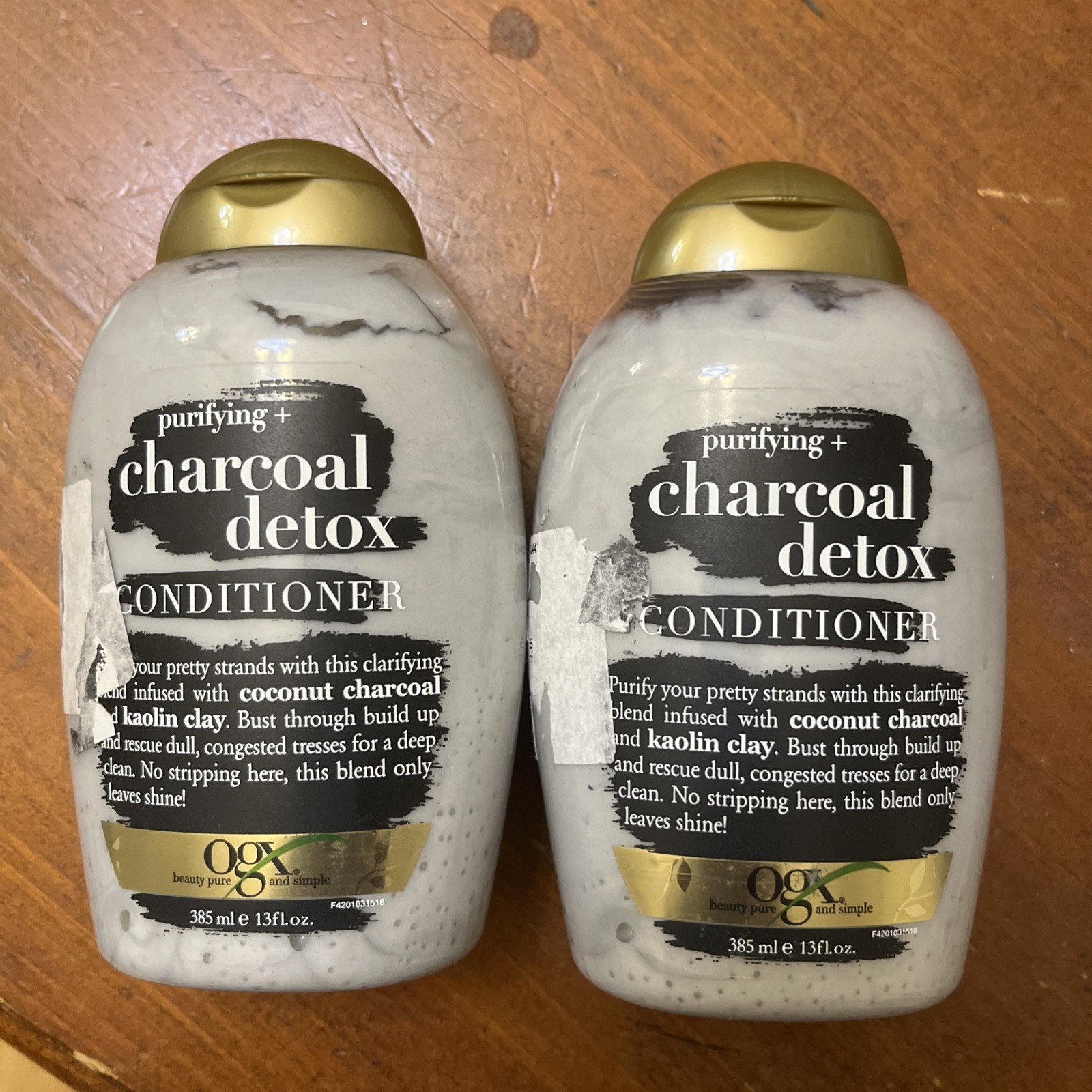 2 ogx purifying+charcoal detox conditioner