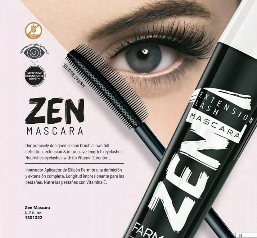 Farmasi Make Up Zen Extension Lash Mascara .27fl oz