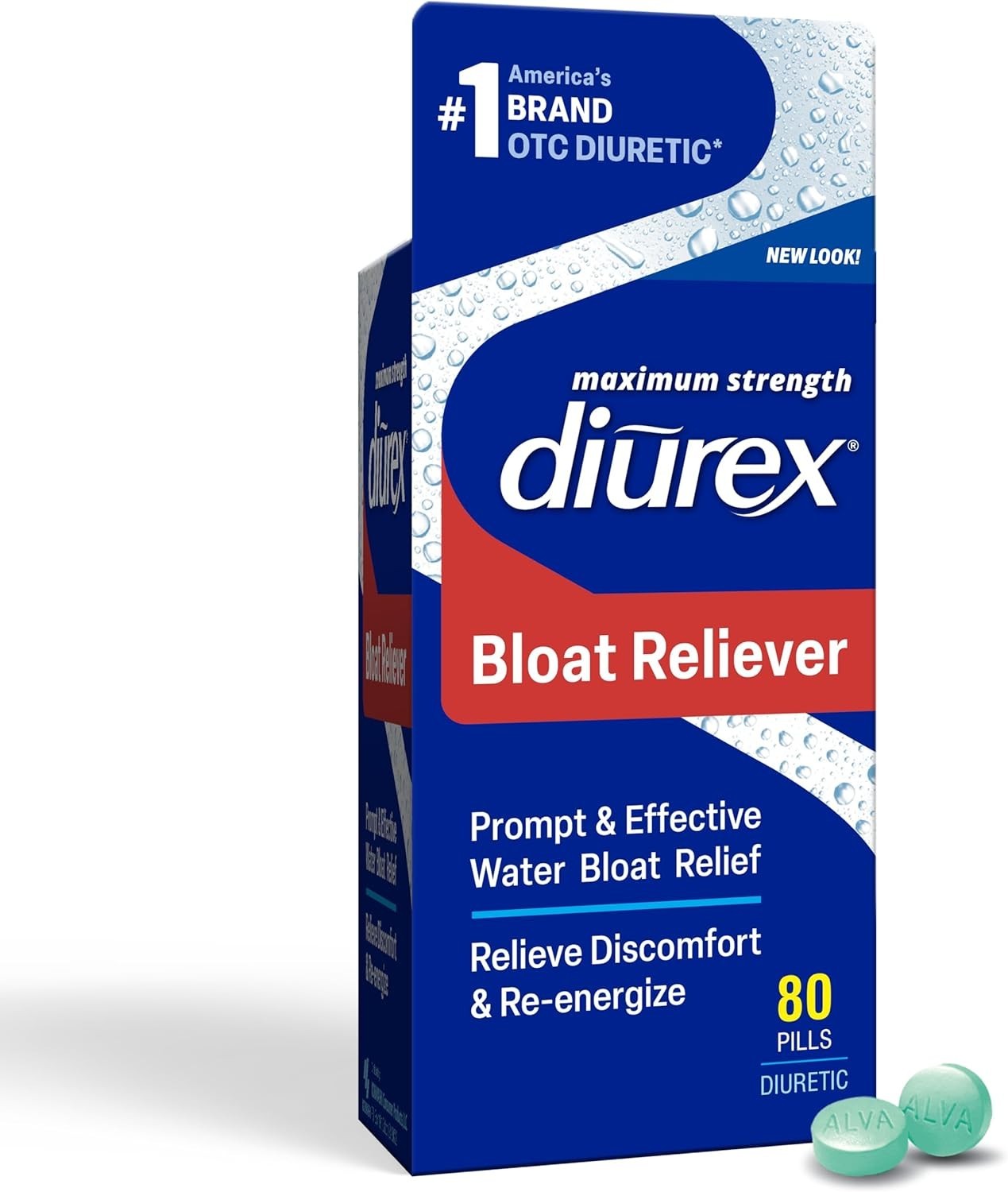 Diurex Ultra Water Pills 80 Count – Relieves Bloating & Water Weight