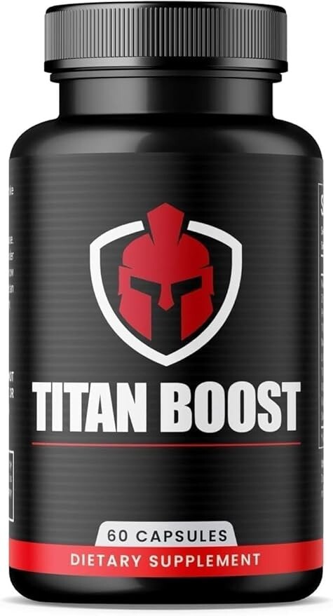 Titan Boost All Natural Energy Management Dietary Supplements – (60 Capsules)