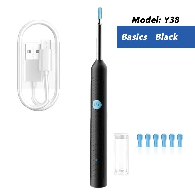 Visual Ear Wax Cleaner with Camera Ear Endoscope 5M HD Ear Cleaning Tool