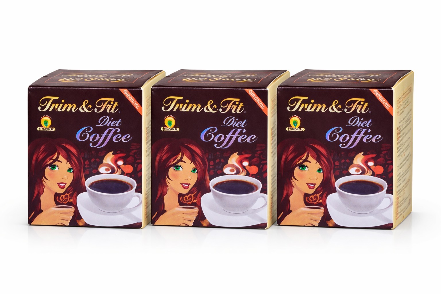 Trim And Fit Diet Coffee, WeightLoss Fat Burner 10g×12 In A Pack.Best B4 12/2030
