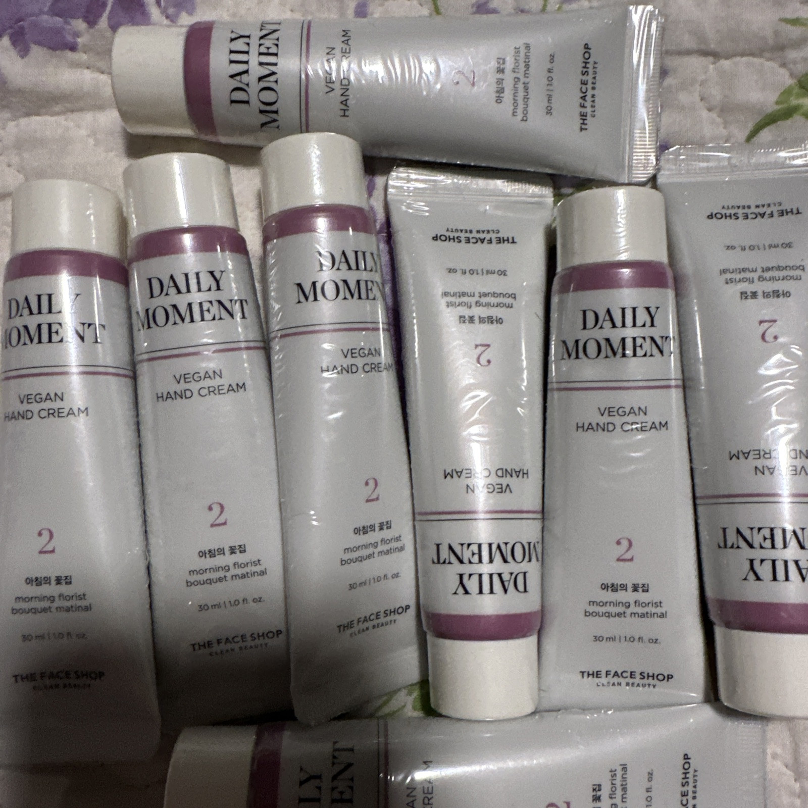 6 Avon The Face Shop Daily Moment Vegan Hand Cream MORNING FLORIST New Retired