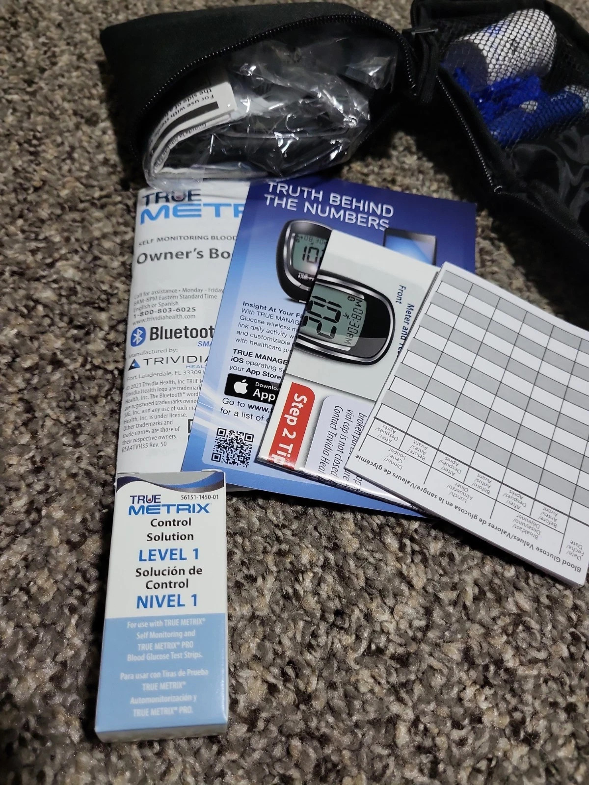 True Metrix AIR Self Monitoring Bluetooth Blood Glucose Meter
