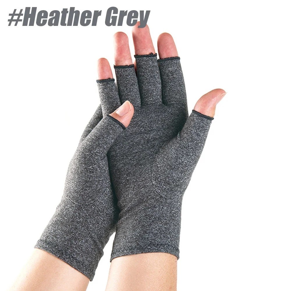 Arthritis Compression Gloves Fingerless Hand Support Carpal Tunnel Pain Relief