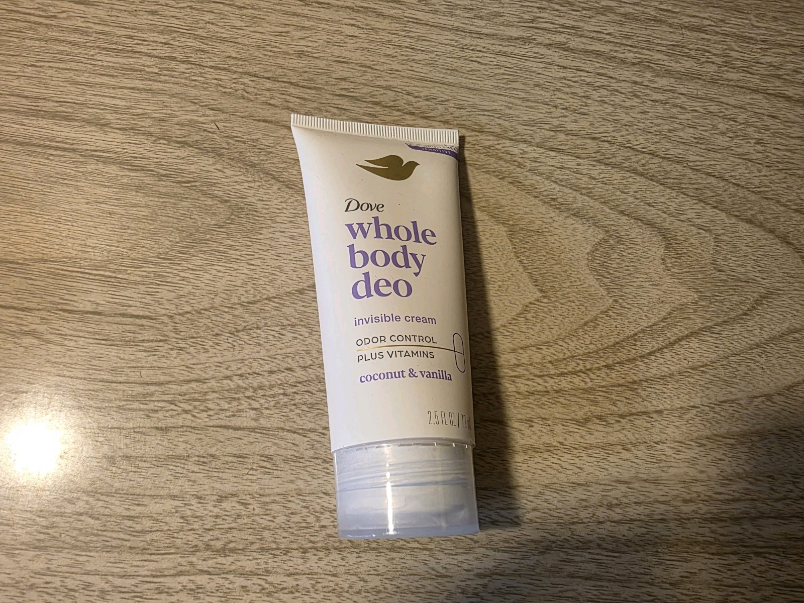 Dove Whole Body Deo Invisible Cream, Coconut & Vanilla, 2.5oz ea. E2C