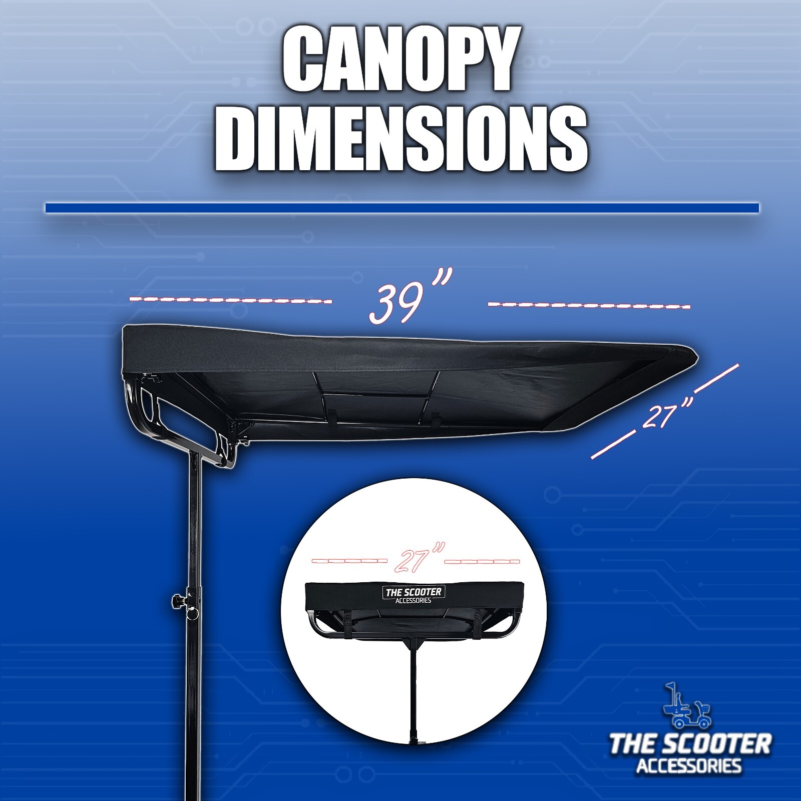 Sunshade Canopy for Mobility Scooters…