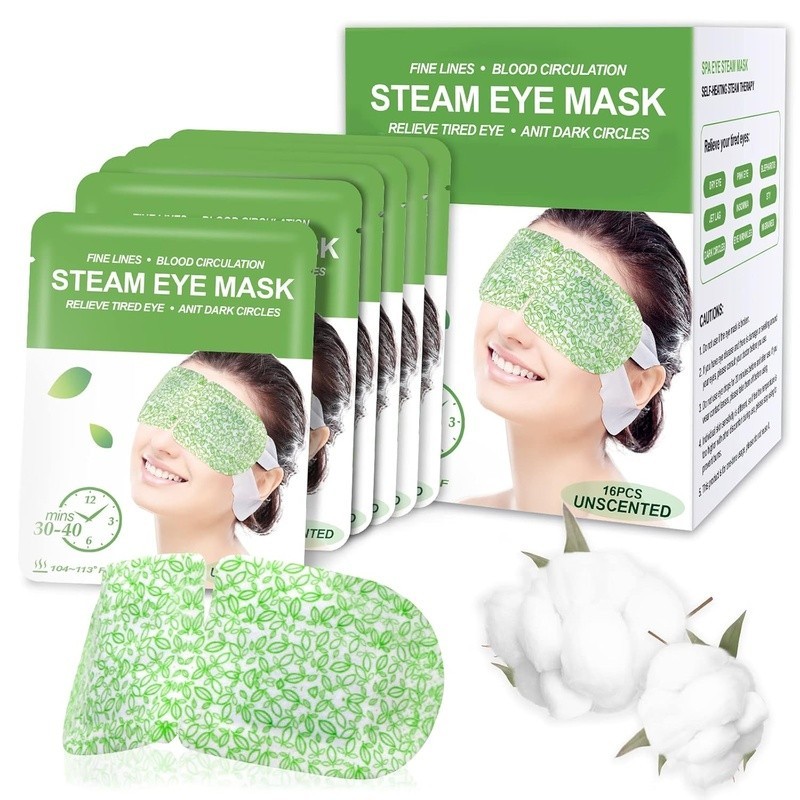 Steam Eye Mask Self-Heating Eye Care Relaxation Disposable Moisturizing Spa Mask