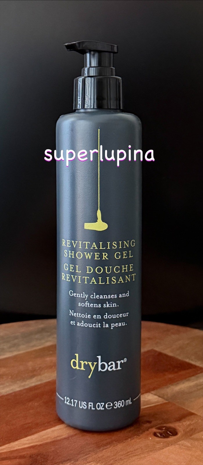 Drybar Revitalising Shower Gel with Pump NEW 12.17 fl.oz 08/2028