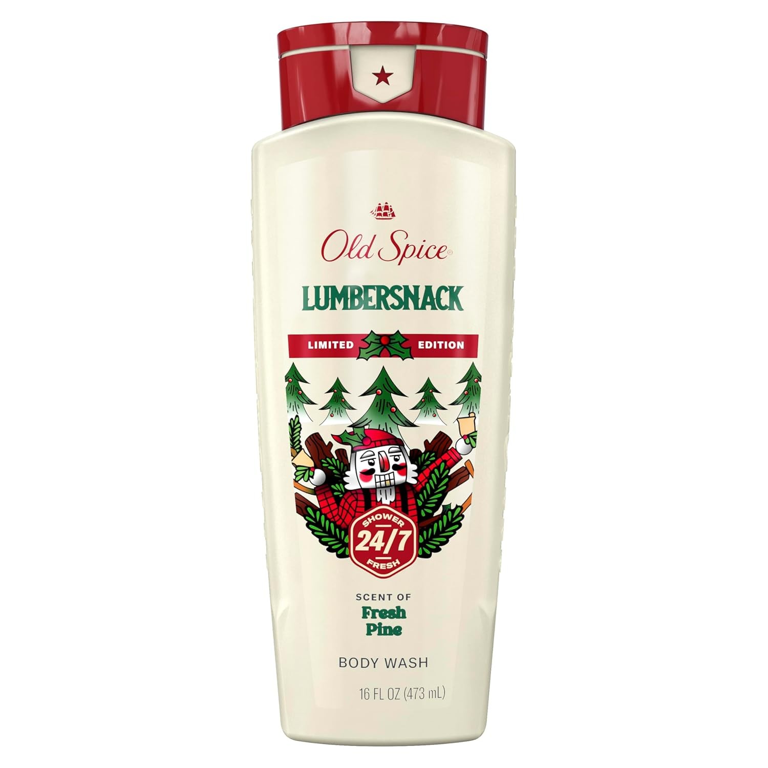 Old Spice Holidudes Lumbersnack Body Wash Pine Scent 16 oz