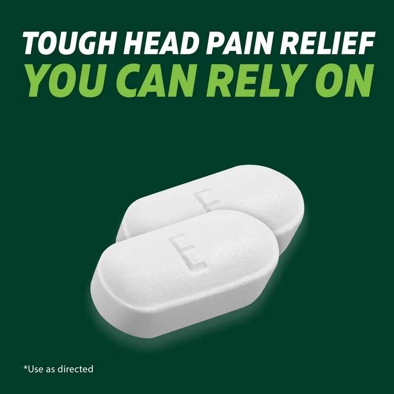 Excedrin Extra Strength Caplets Acetaminophen 250Mg Pain Reliever, 100 Count