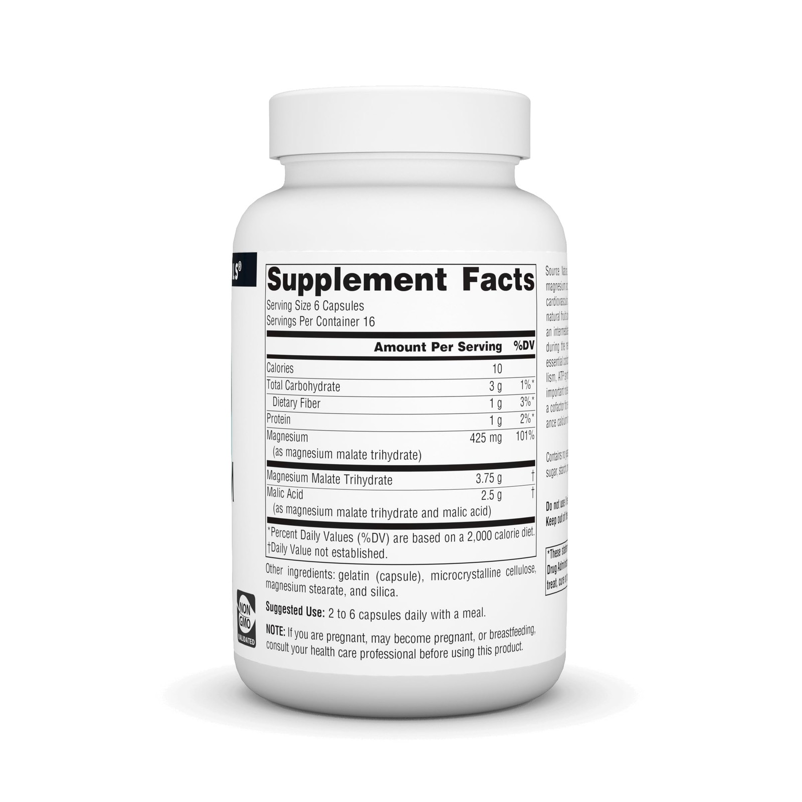 Magnesium Malate 3750 Mg per Serving Essential Magnesium Malic Acid Supplement –