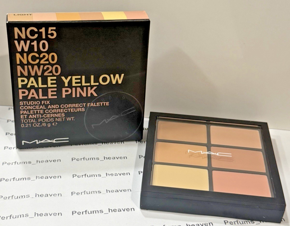 Mac Studio Fix Concealer Corrector Palette .21oz LIGHT NC15 W10 NW20 NC20 NEW