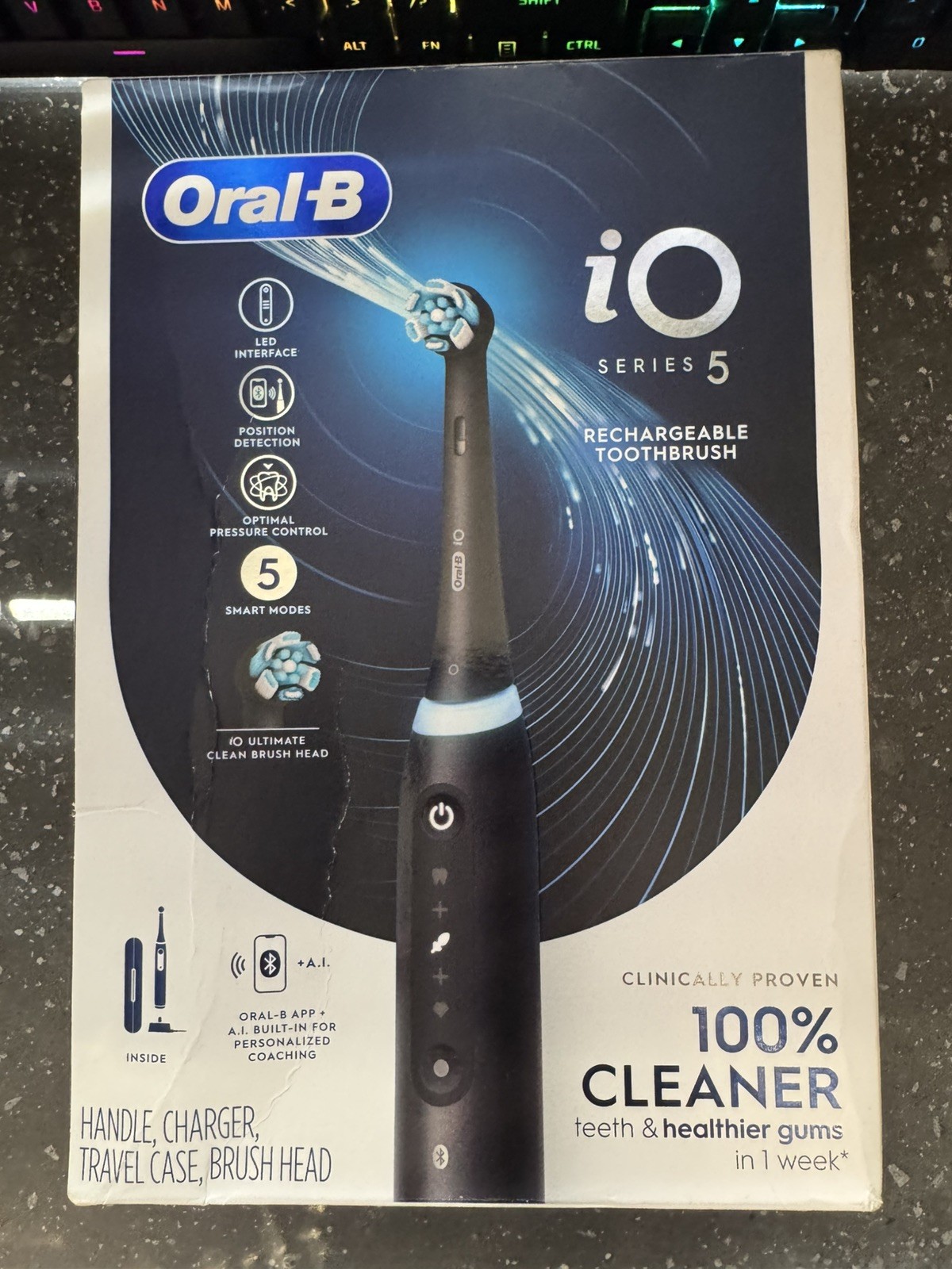 Oral-B iO Series 5 Rechargeable Electric Toothbrush new in box