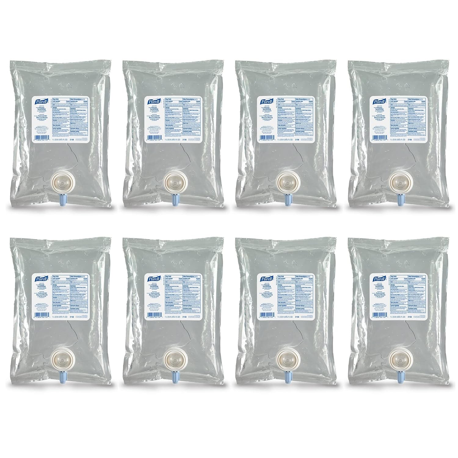 1000 mL Hand Sanitizer Refill NXT Push-Style Dispenser (Pack of 8)
