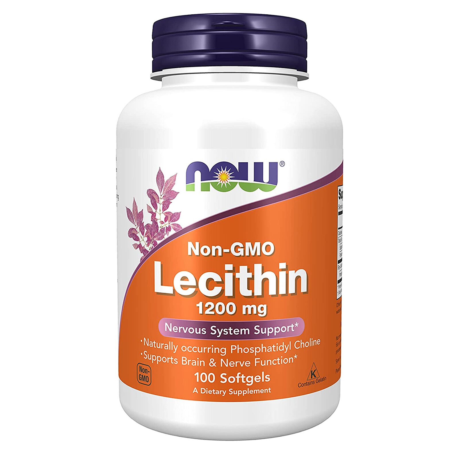 NOW FOODS Lecithin 1200 mg 100 Softgels