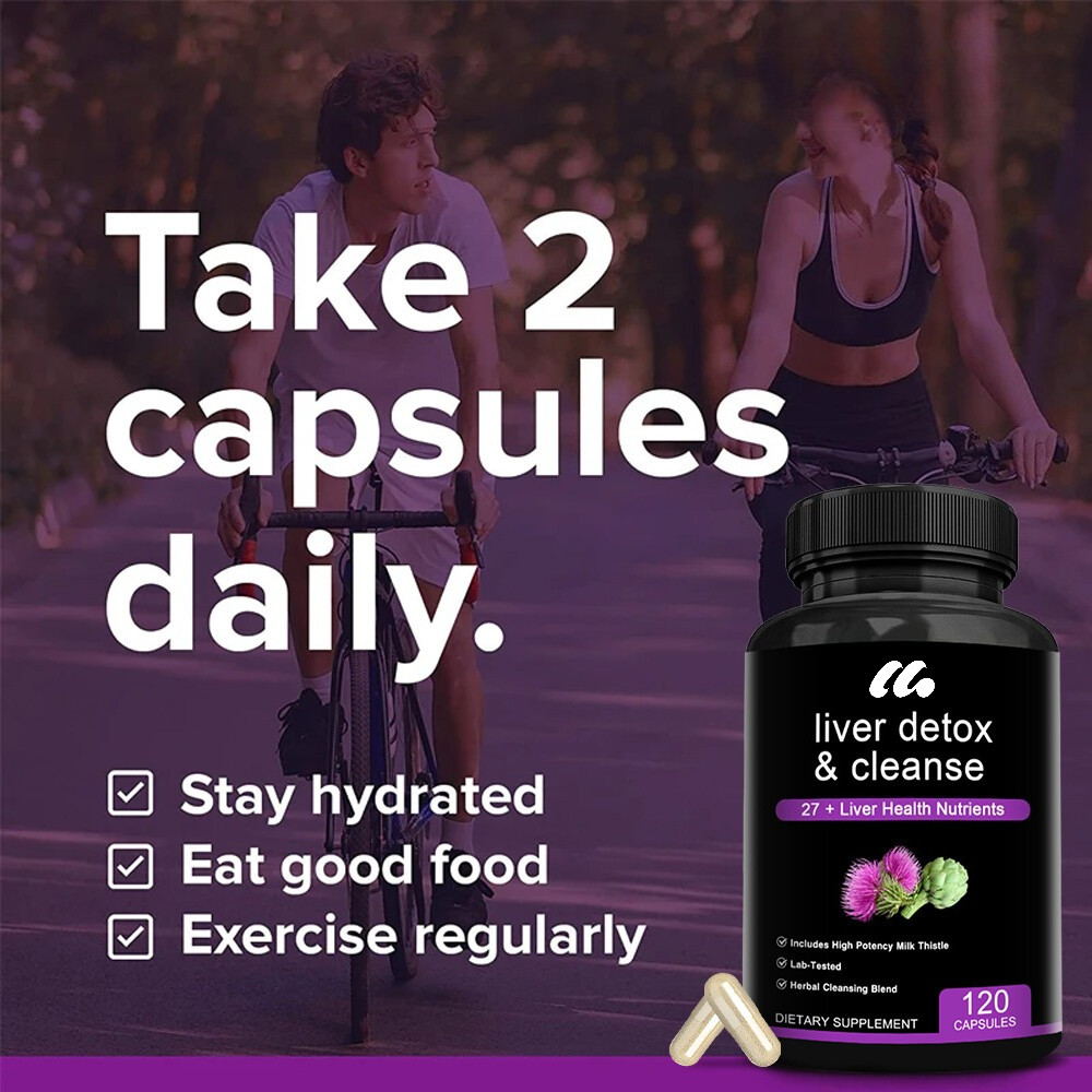 Best Liver Cleanse Repair Capsules Detox Cleanser Supplements Men Women Care