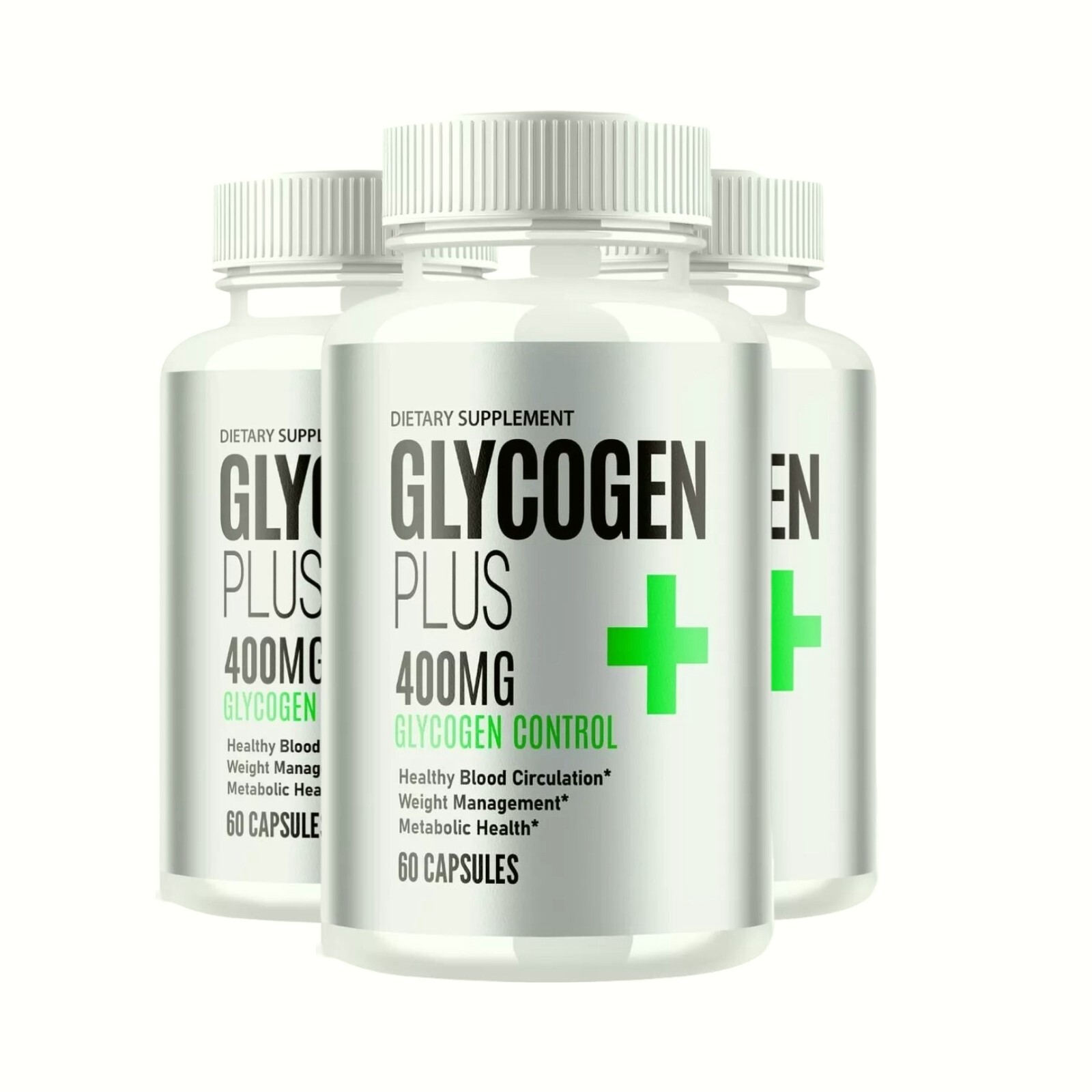 3-Pack Glycogen Plus Capsules, GlycogenPlus Supports Daily Health – Capsules 180