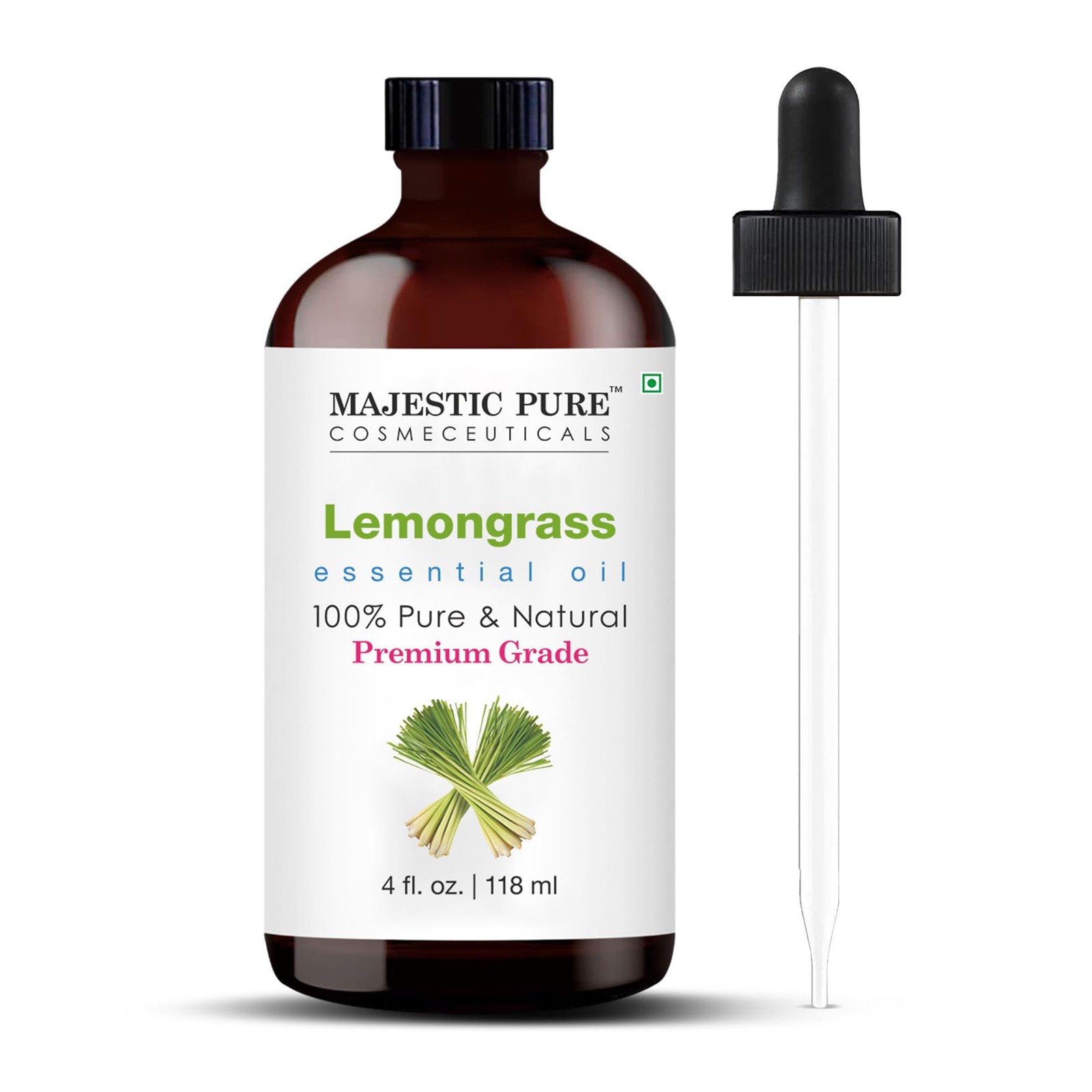 Majestic Pure Essential Oil with Glass Dropper – 4 Fl Oz (Pack of 1), Yellow